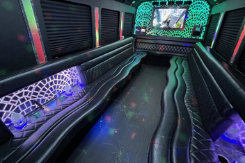 Brentwood Limo Bus Interior