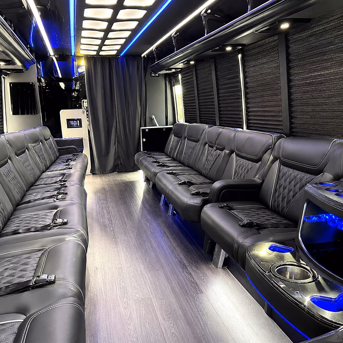 choose a party bus for the ride to oakland sacramento and stockton games