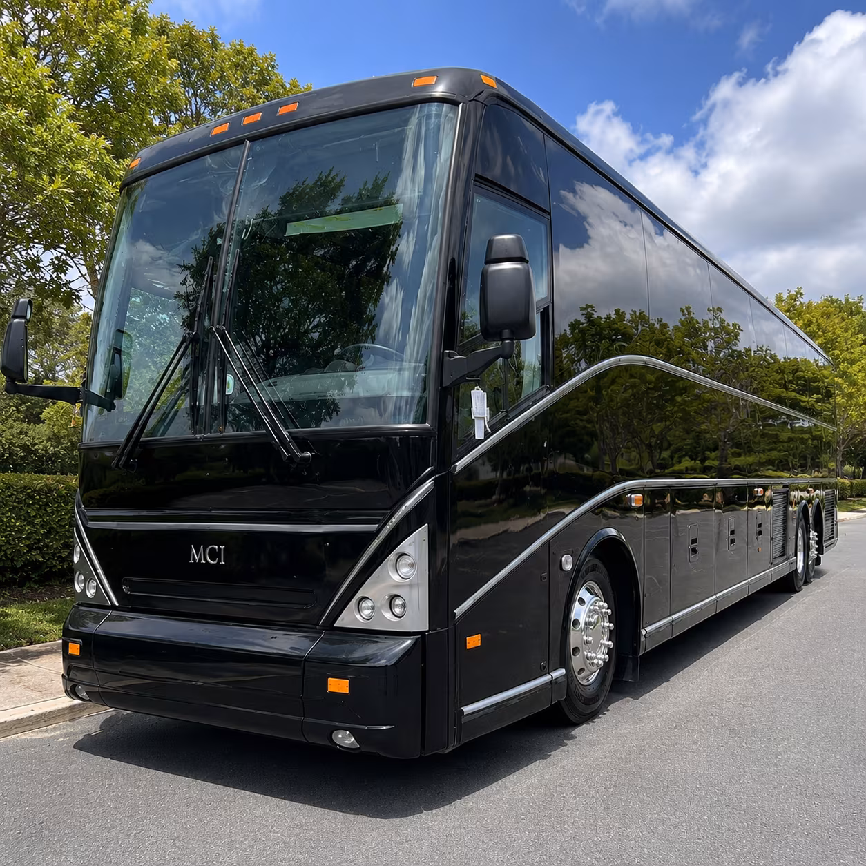 prom party buses from liberty high and heritage high book before the date fills